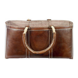 Adirondack Log Bag, Brown - Fireplace Accessories