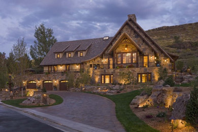 Inspiration for a timeless exterior home remodel in Denver
