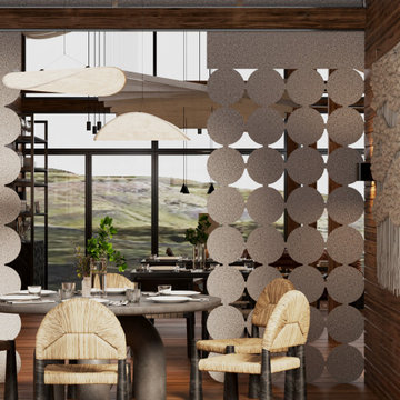 AL TO Restaurant: Horizon Restaurant Organic Modern Hospitality Interior