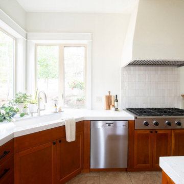 Modern Farmhouse Kitchen + Primary Bedroom Remodel