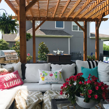 Kansas Pergola, Grilling Station, and Patio