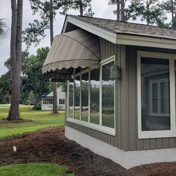 Round Window Awning