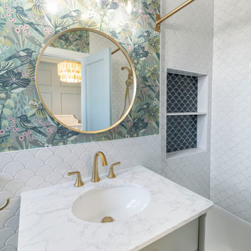 Vintage Charm-Modern Elegance Bathroom Project / Old Town, Alexandria, VA