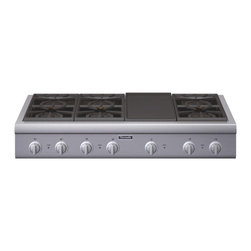 Thermador Professional Series 48" Gas Rangetop, Stainless Steel | PCG486GD - Cooktops