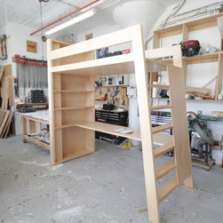 Maple loft bed with desk - Products