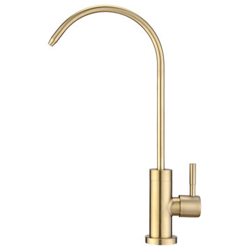 Drinking Filter Water Faucet for Reverse Osmosis Systems,Brushed Gold