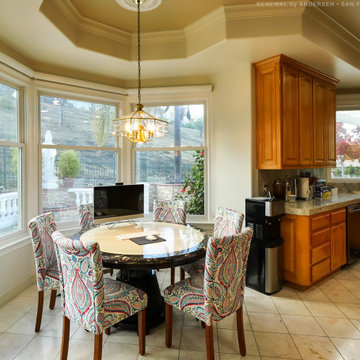 New Windows in Fantastic Eat-In Kitchen- Renewal by Andersen San Francisco Bay A