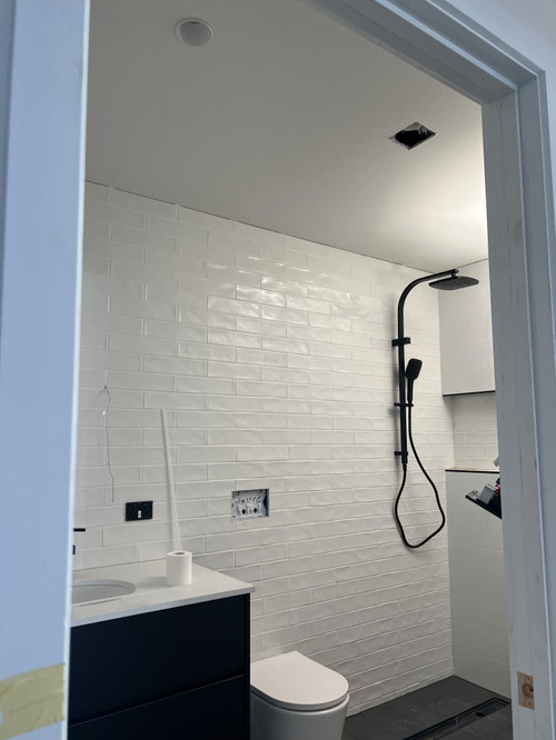 Porcelain Matt Bathroom Tiles cleaning tips Houzz AU