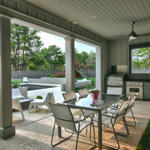 princess outdoor kitchen and patio