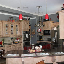 What to do with cabinets and counters . . .