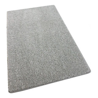 Shaw, Om Ii Silver Hair Gray Carpet Area Rugs 30 oz Cut Pile, 2'x3 ...