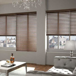 American Blinds Signature Wood Blinds in Birch - Venetian Blinds