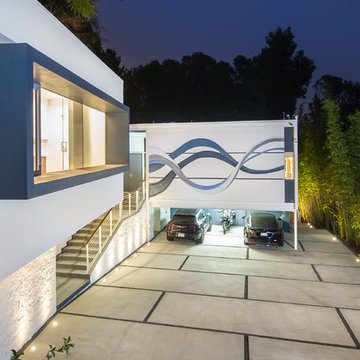 Guest House & Main House - West View