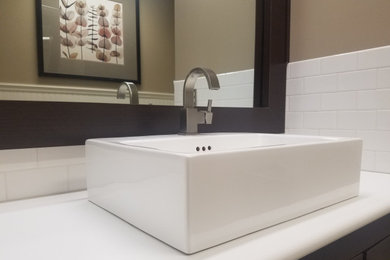 Inspiration for a contemporary bathroom remodel in San Diego
