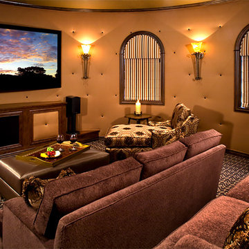 Luxurious Theater Room