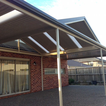 Gable with pergola