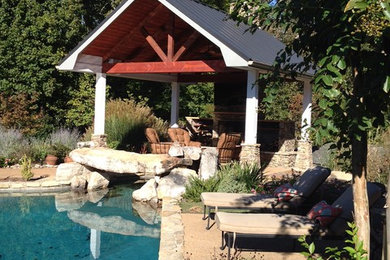 Example of a classic patio design in Other
