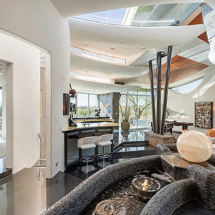 フェニックスの中サイズのモダンスタイルのおしゃれなホームバーの写真