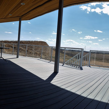 Wrap-Around Raised Deck