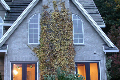 Rustic exterior home idea in Other