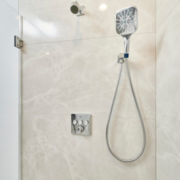modern master bath