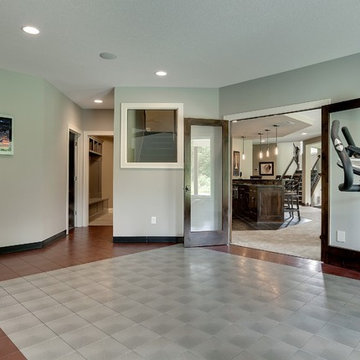 Architectural Designs Exclusive #houseplan 73356HS: Big Daddy Sport Court