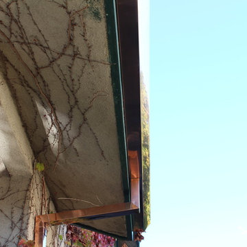 Copper Angle Faced Gutter in Redondo Beach