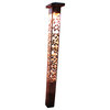 Bollard Light- Aspen- Decorative steel light fixture, 78"