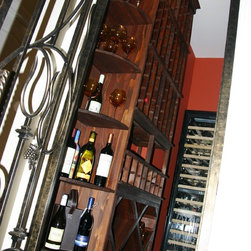 Forge Iron Designs Wine Cellar Door Gate - Interior Doors