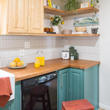 Tropical retro kitchen