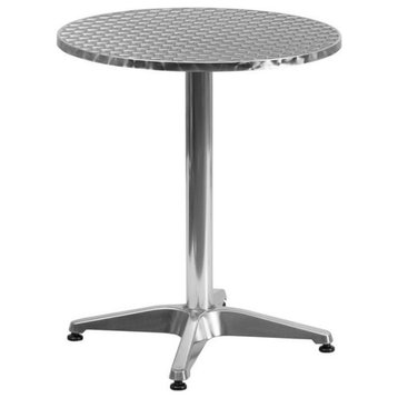 Flash Furniture Aluminum 23.5" Round Bistro Table