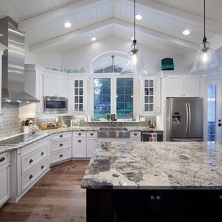 75 Beautiful Kitchen With Yellow Cabinets And Granite Countertops