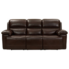 Soldano Leather Reclining Sofa - Transitional - Sofas - by Abbyson Living |  Houzz