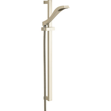 Delta Dryden Single-Setting Slide Bar Hand Shower, Polished Nickel, 57051-PN