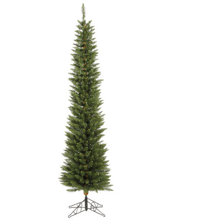 Vickerman Durham Pole Christmas Tree, 200 LED Multi-Colored, 6.5'x20"