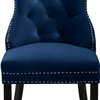 The Monarch Dining Chair, Navy, Velvet Set of 2