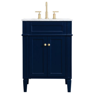 Weston 24" Single Bathroom Vanity, Blue