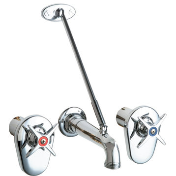 Chicago Faucets 782-IS Wall Mounted Concealed Fitting Faucet - Chrome