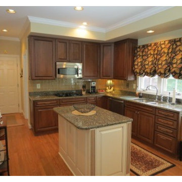 Kitchen and butler’s pantry remodel done with Cabinet Refacing