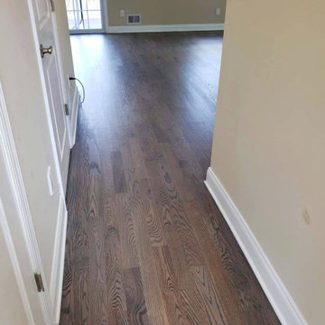 Red Oak Flooring and Custom Railings
