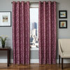 Bandar Grommet Top Curtains, Flamingo Pink, 84"
