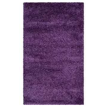 Safavieh Milan Shag Collection SG180 Rug, Purple, 8' X 10'