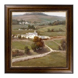 Farmland Framed Canvas Wall Art - Paintings