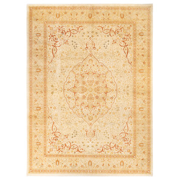 Bailey, One-of-a-Kind Hand-Knotted Area Rug Ivory, 10'2"x13'10"