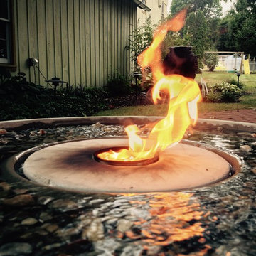 Fire Fountain Water Feature