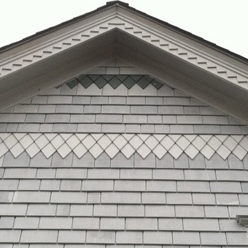 Historic Home exterior custom molding installation by Master Carpenter Westbrook