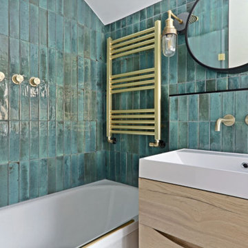 Case Study: Two Stylish Japandi Bathrooms in London SW6