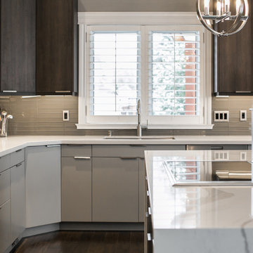 Walnut Kitchen Refacing