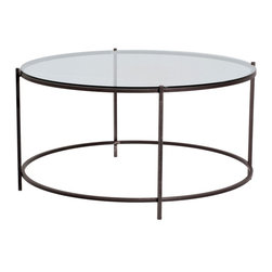 Oculus Cocktail Table by Charleston Forge - Side Tables And End Tables