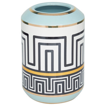 Modern Teal Ceramic Vase 560917